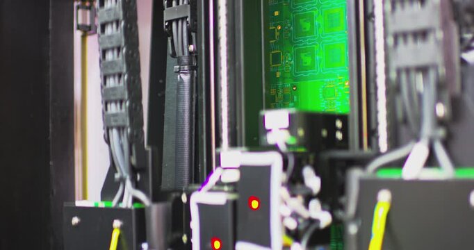 Automated system for the production of microchips