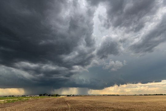 Storm cell formation in Tornado Alley