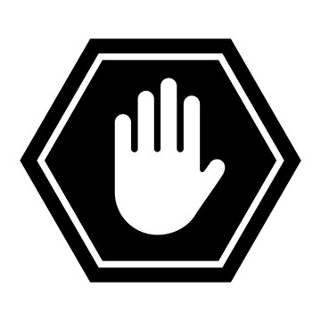 PNG stop sign flat icon, transparent background