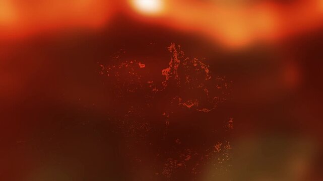 Abstract cinematic film leak texture with dense vintage dust specs