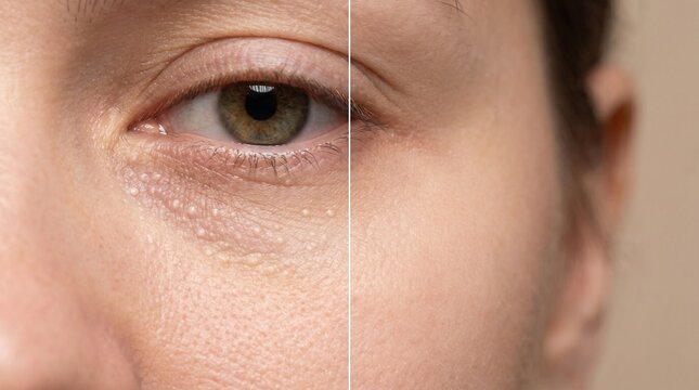 Milia White Bumps Skin Removal Treatment Result