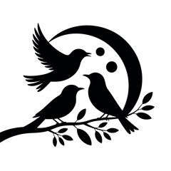 Fototapeta premium very-simple-new-style-birds-on-branch-wi_iD1CZZLeQse-AfIHQGZX2A_qszQf22wSx-aBzhiLPZFKg.eps