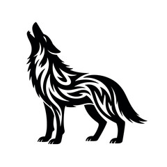 Obraz premium very-simple-new-style-wolf-howling-with-_G5i_1UhPRW-N9YOK0af-aw_-9rD25ZAQaq6ykC2mZumiQ.eps