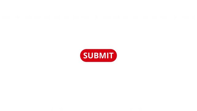 Submit Button Animation with Transparent Background, Clean User Interface Submit Call To Action Motion Graphic in 4K.