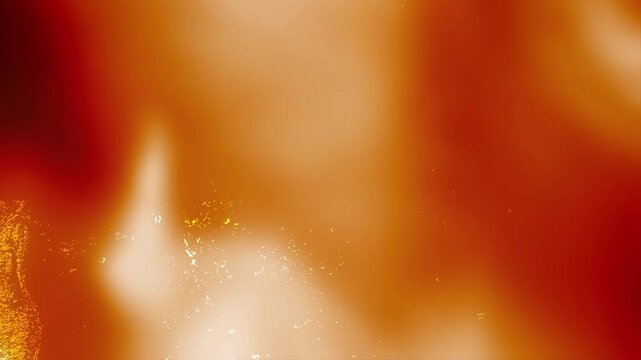 Cinematic 4K tangerine glow overlay with aged camera defects