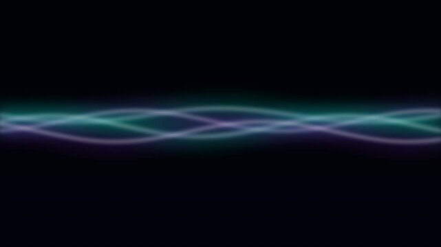Vibrant Motion of Colorful Light Waves in Dynamic Abstract Animation for Creative Projects.