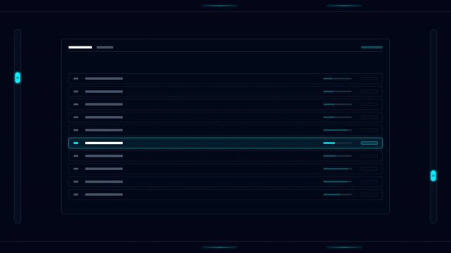 Motion Data Analysis Video Showing Dynamic Graphs and Digital Interface in a High-Tech Environment.