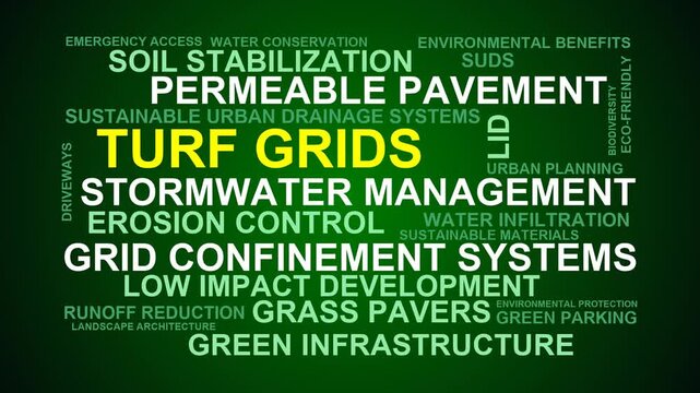Turf Grids Word Cloud