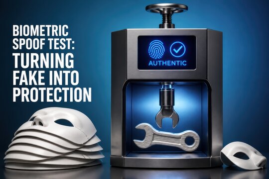 Training concept for biometric spoof test and protection