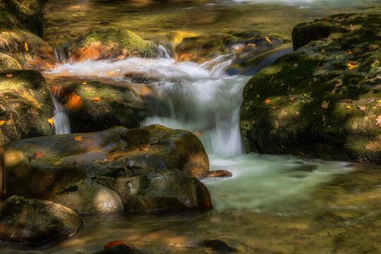 Beautiful running water found in Lamar Alexander State Park