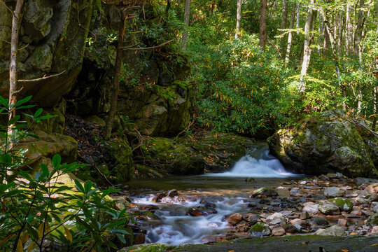 Beautiful running water found in Lamar Alexander State Park