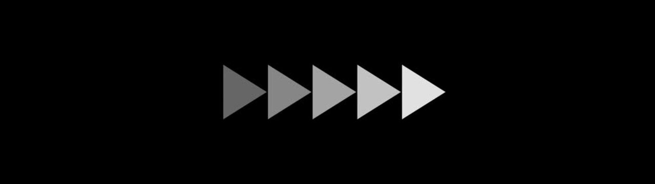 black right arrow pointer icon. 4k neon arrow video on a black background. Neon arrow sign. Motion graphics of arrow concept