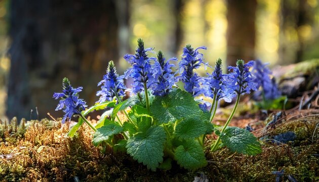 bugleweed in forest