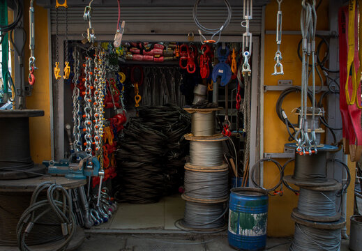 chain for sale at a market