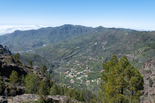 View of La Culata in Gran Canaria