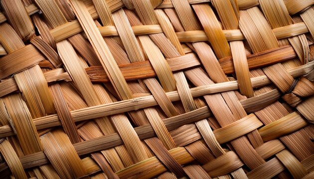 texture of woven straw background