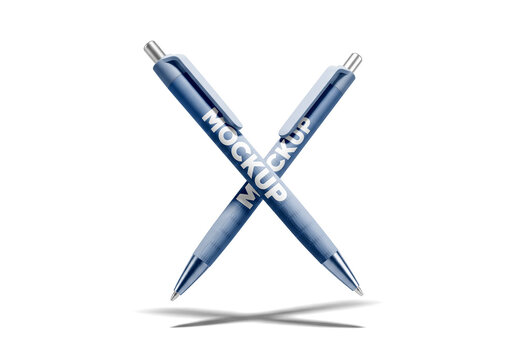 Ballpoint Pen Studio Background Mockup