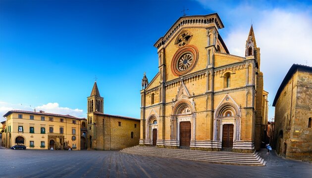 san pietro e san donato cathedral val di chiana arezzo arezzo tuscany italy