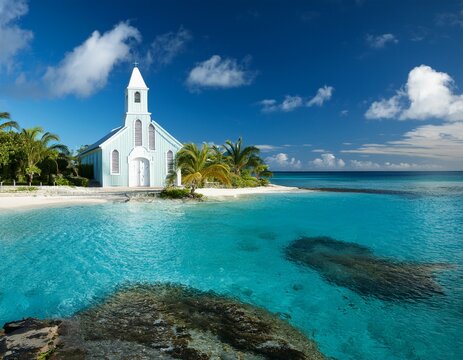 bahamas abaco islands green turtle cay new plymouth st peter s church