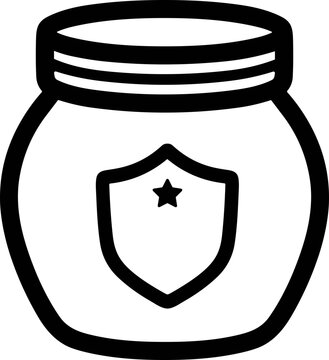 Security Seal on Jar Icon