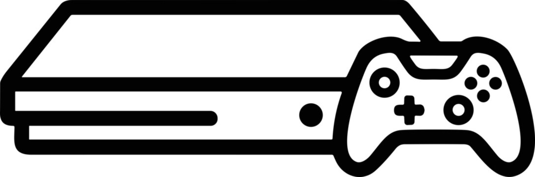 Video Game Console and Controller Icon