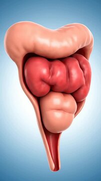 Detailed 3D Anatomical Model of the Pancreas for Medical and Educational Use With Professional Grade Realism and Soft Gradient Background