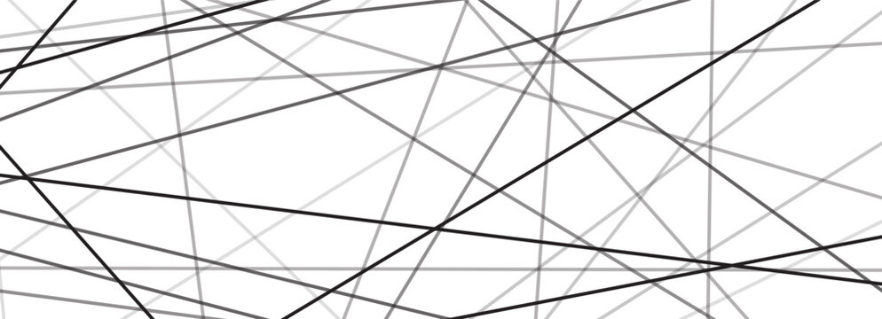 Irregular abstract seamless stripe pattern with straight and random lines for a geometric chaos. Messy texture and chaotic artistic backdrop through unusual shape and gradation, plus modern.