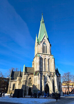 Beautiful photos of Kristiansand, Norway, featuring the sea, panoramic views, Bergen, and churches, taken on a beautiful, sunny winter day