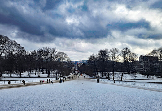 Wonderful photos of the capital, Oslo, the seat of the Norwegian monarchy, in winter weather