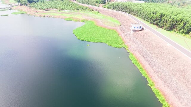 Exploring Ho Bau Can in Dong Nai, Vietnam with clear skies and water views