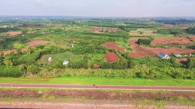 Discovering Ho Cau Moi in Dong Nai Vietnam during the day