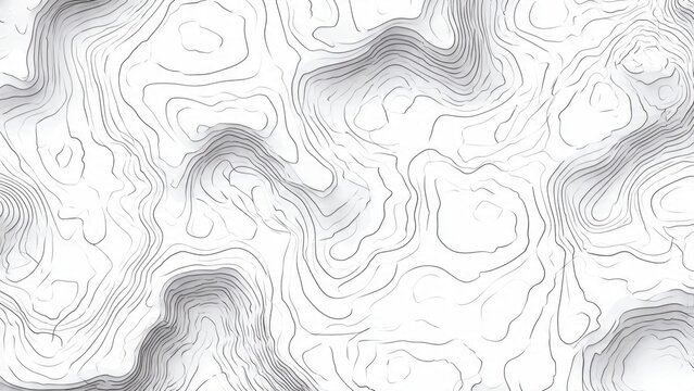 Topographic Map Contour Lines