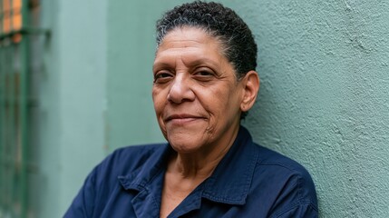 Obraz premium Middle Manager Burnout Older Puerto Rican Athletic Drained Workplace