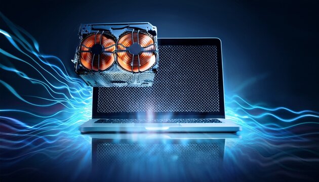cooling fans preventing laptop from overheating