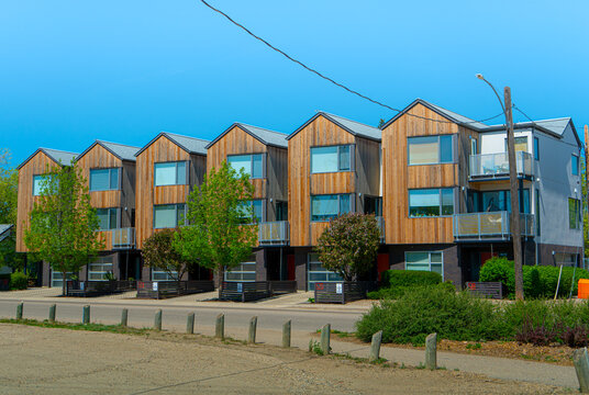 modern house in the city