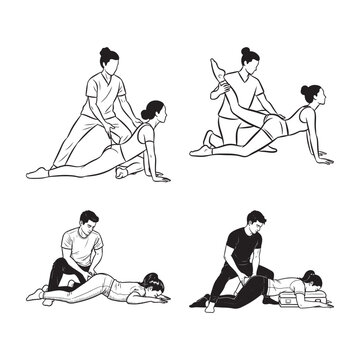 Physical therapy exercises for hip and pelvic mobility