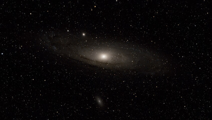 M31 galaxie d'Andromède en lumière visible © Luc