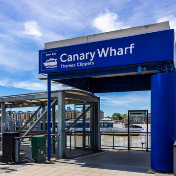 Canary Wharf is a central business district in London, England, located in the Isle of Dogs, Tower Hamlets. Shot 13 June 2026.