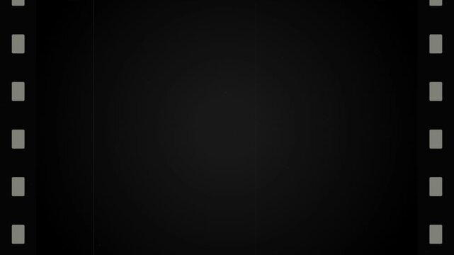 Film Scratches and Vertical Lines Overlay, Black screen with vertical film lines scratches.