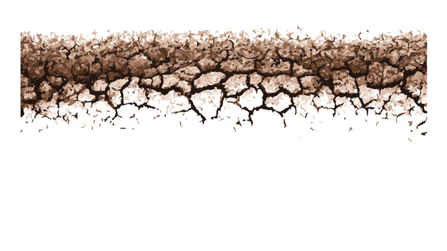 Cracked dry earth soil texture background.