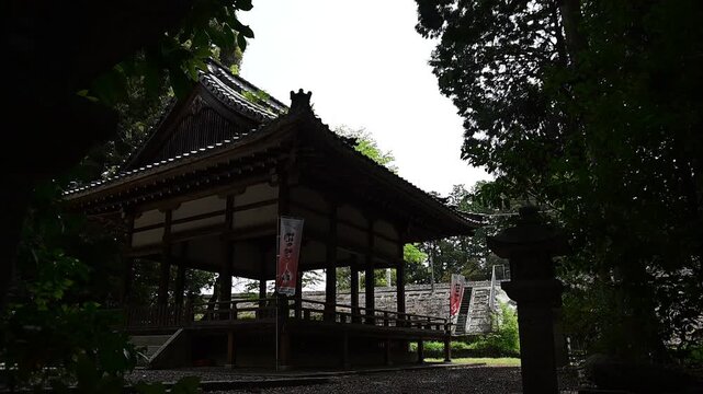 長嶋神社を通過する特急サンダーバード （東海道本線 野洲 - 篠原, 2026年4月）