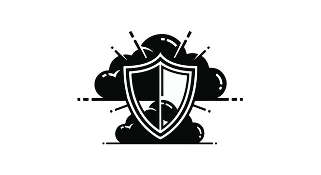 Cyber security shield with cloud computing protection