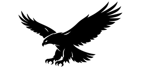 Fototapeta premium eagle on white background