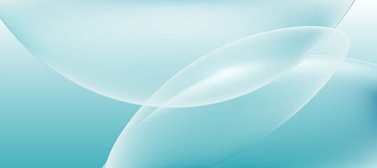 Obraz premium Medical Background Abstract Teal Mint Wave Elegant Healthcare Banner Template