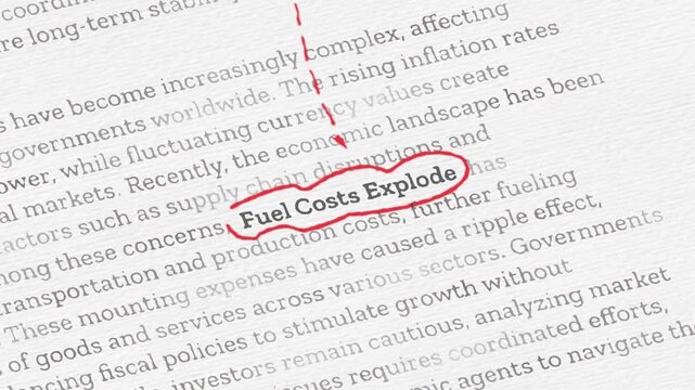 Pakistan Economy Crisis Typography Animation &ndash; Rupee Depreciation, IMF Intervention and Cost of Living Surge