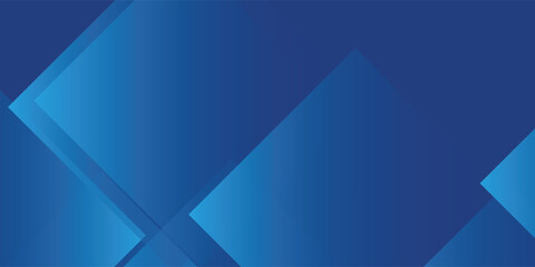 Obraz premium Abstract blue background with glowing geometric lines. Modern blue gradient square shape design. Futuristic technology concept. Suit for brochure, corporate, website, poster. vector eps10
