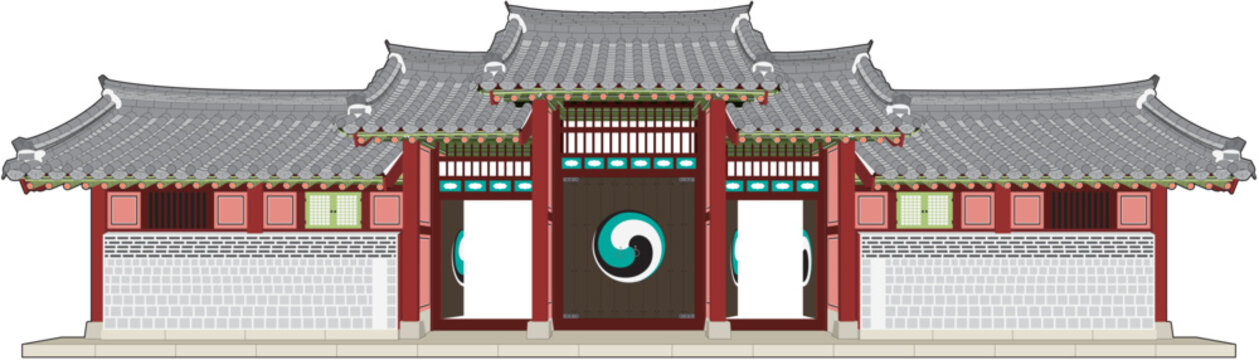 한국 전통 가옥인 한옥 중 기와집