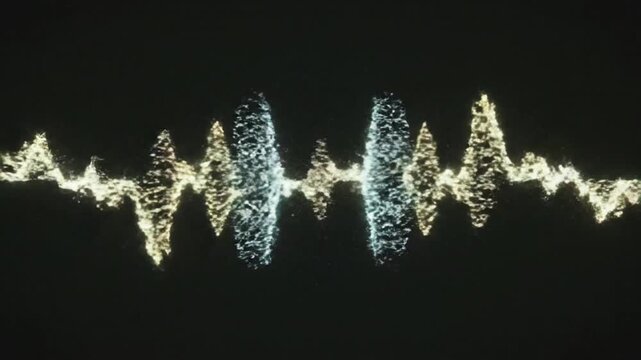 Vibrant Digital Sound Wave Visualizations Showcasing Spectrum Fluctuations and Dynamic Light Effects