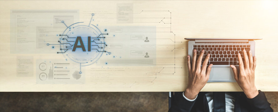 Futuristic software development concept featuring AI pair programmer, automated AI code generation, and real-time AI debugging. Ideal for DevOps and tech AI innovation. Corpus