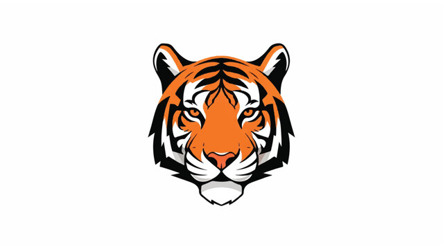 Closeup of tiger face expression.